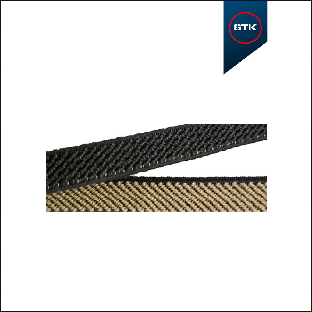 EL&Aacute;STICO STK DIAGONAL DUPLA 07MM PRETO / OLIVA