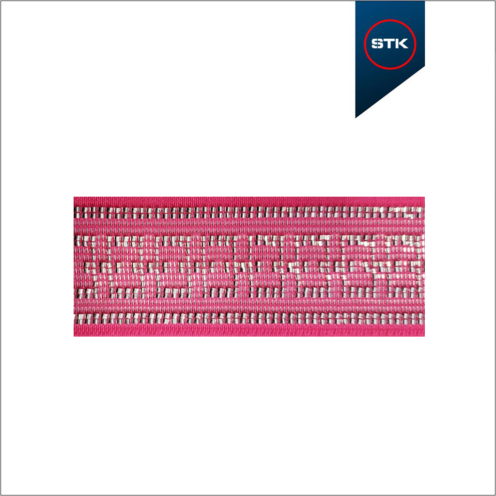 EL&Aacute;STICO STK 1823 30MM PINK / METALIZADO PRATA